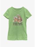 Disney The Fox and the Hound Copper Friends Youth Girls T-Shirt, GRN APPLE, hi-res