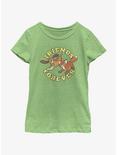 Disney The Fox and the Hound Friends Forever Youth Girls T-Shirt, GRN APPLE, hi-res