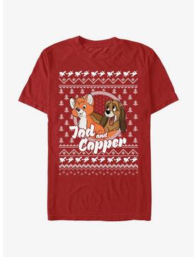 Disney The Fox and the Hound Tod and Copper Ugly Christmas T-Shirt, , hi-res