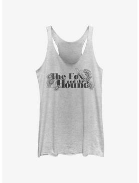 Disney The Fox and the Hound Floral Logo Womens Tank Top, , hi-res