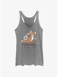 Disney The Fox and the Hound Tod Friends Womens Tank Top, GRAY HTR, hi-res
