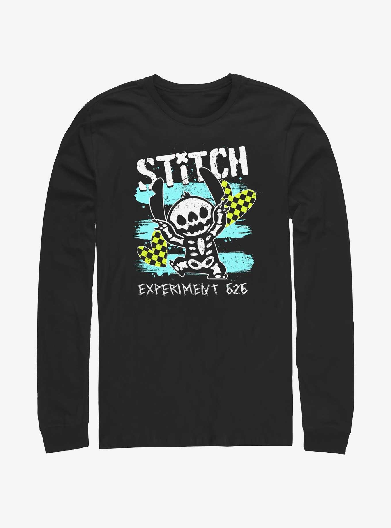 Disney Lilo & Stitch Emo Skelestitch Long-Sleeve T-Shirt, , hi-res