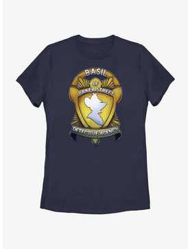 Disney The Great Mouse Detective Basil Badge Womens T-Shirt, , hi-res