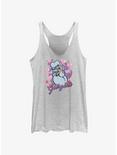 Disney Oliver & Company Airbrush Georgette Womens Tank Top, WHITE HTR, hi-res