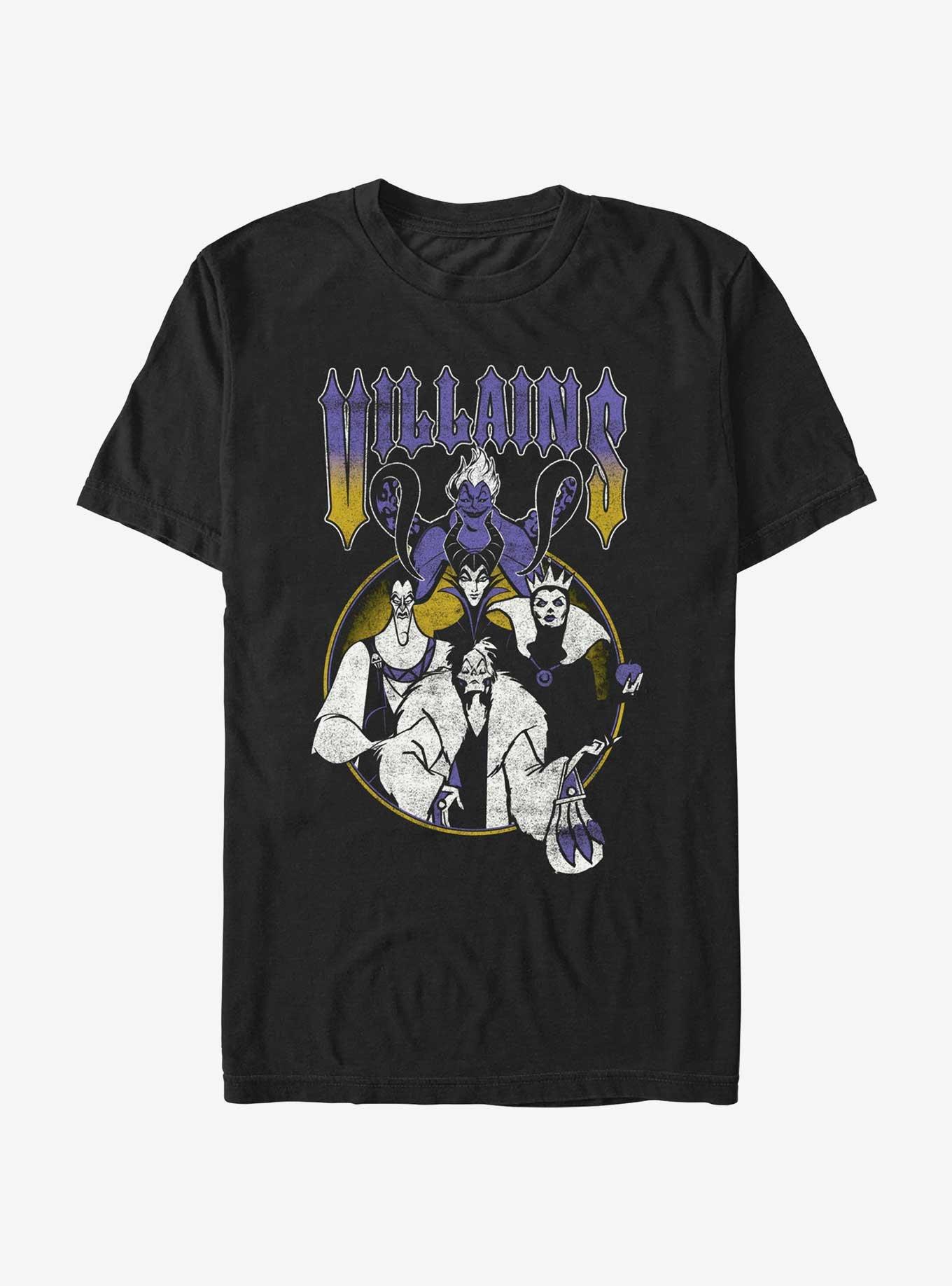 Disney Villains Metal Villains T-Shirt, BLACK, hi-res