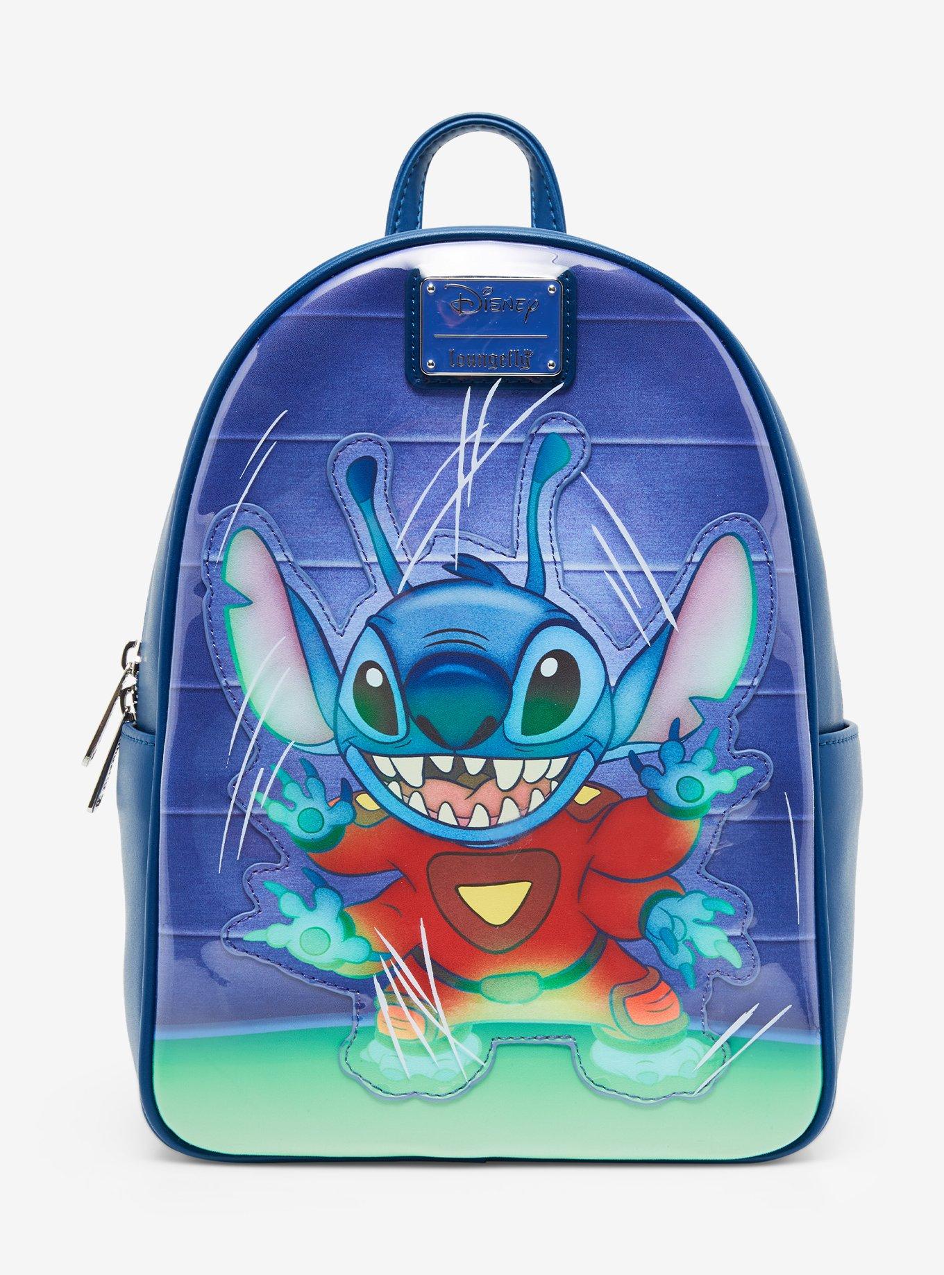 Disney Lilo and Stitch Mini Backpack and Lunch Box Bundle - 4 Pc Set with  11 Stitch School Bag, Stitch Lunch Bag, More for Boys and Girls | Stitch