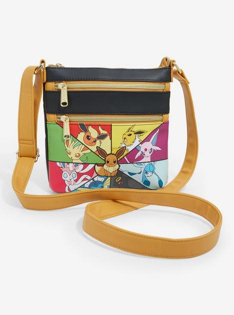 ショルダーバッグ・ポシェット Loungefly Pokemon Eevee Evolutions Satchel Bag Loungefly Pokemon Eevee Evolutions Crossbody Bag - BoxLunch