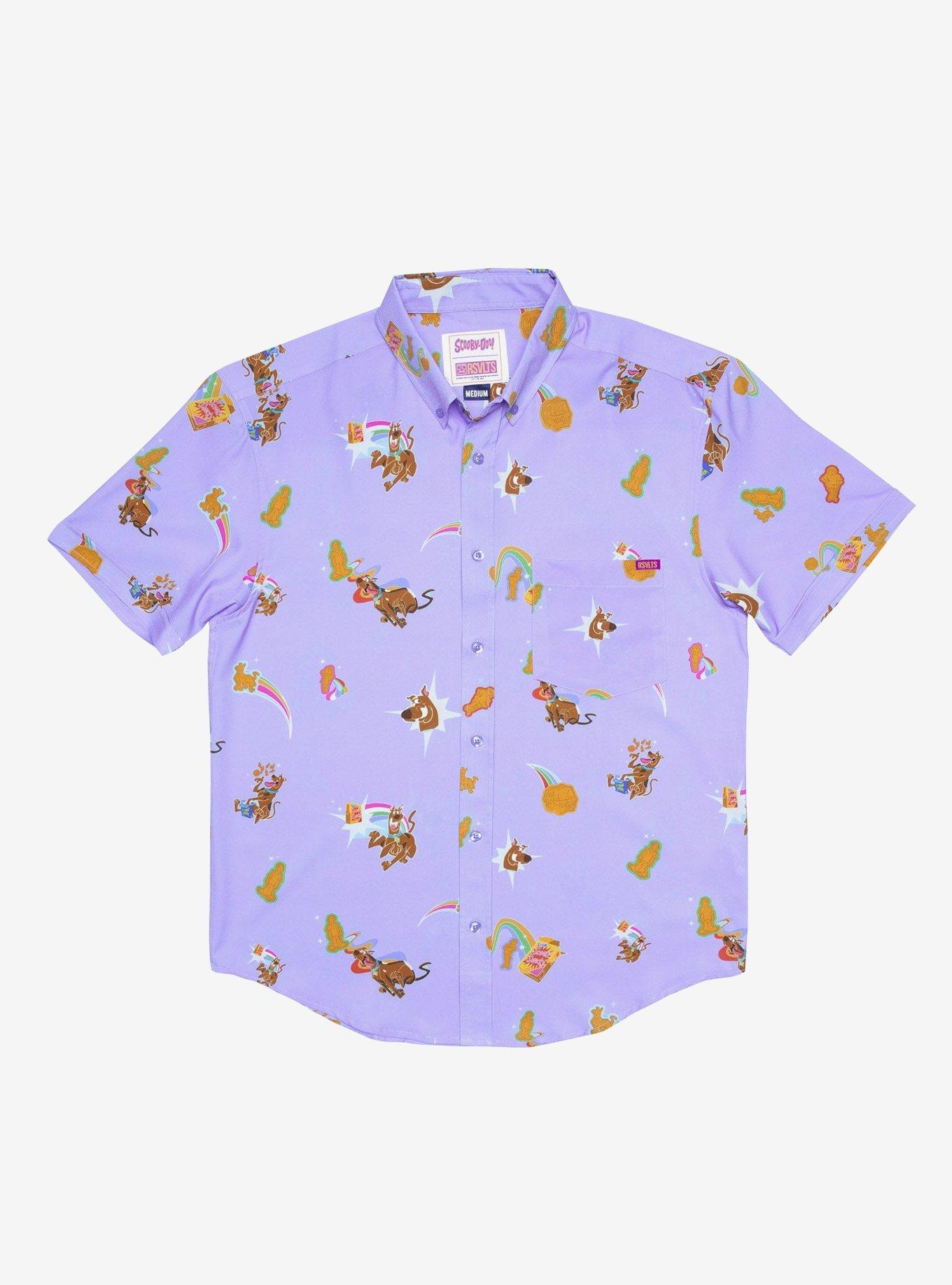 RSVLTS Scooby-Doo! "Scooby Snacks" KUNUFLEX Short Sleeve Shirt, PURPLE, hi-res