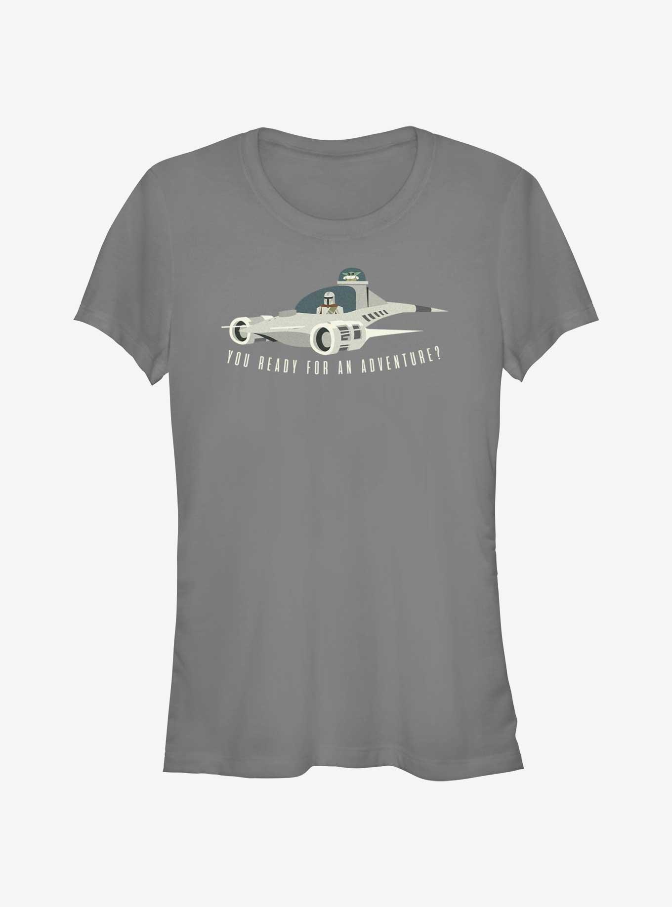 Star Wars The Mandalorian You Ready For An Adventure Girls T-Shirt, , hi-res