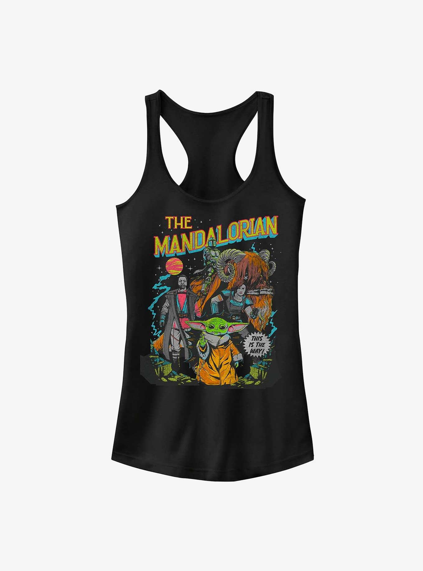 Star Wars The Mandalorian Neon Poster Girls Tank, , hi-res