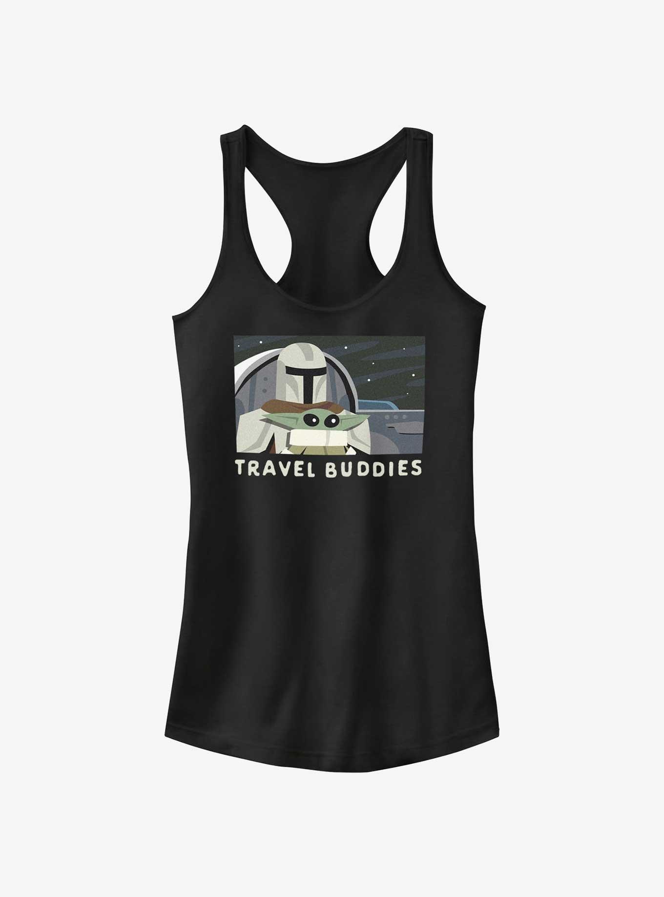 Star Wars The Mandalorian Travel Buddies Girls Tank, BLACK, hi-res