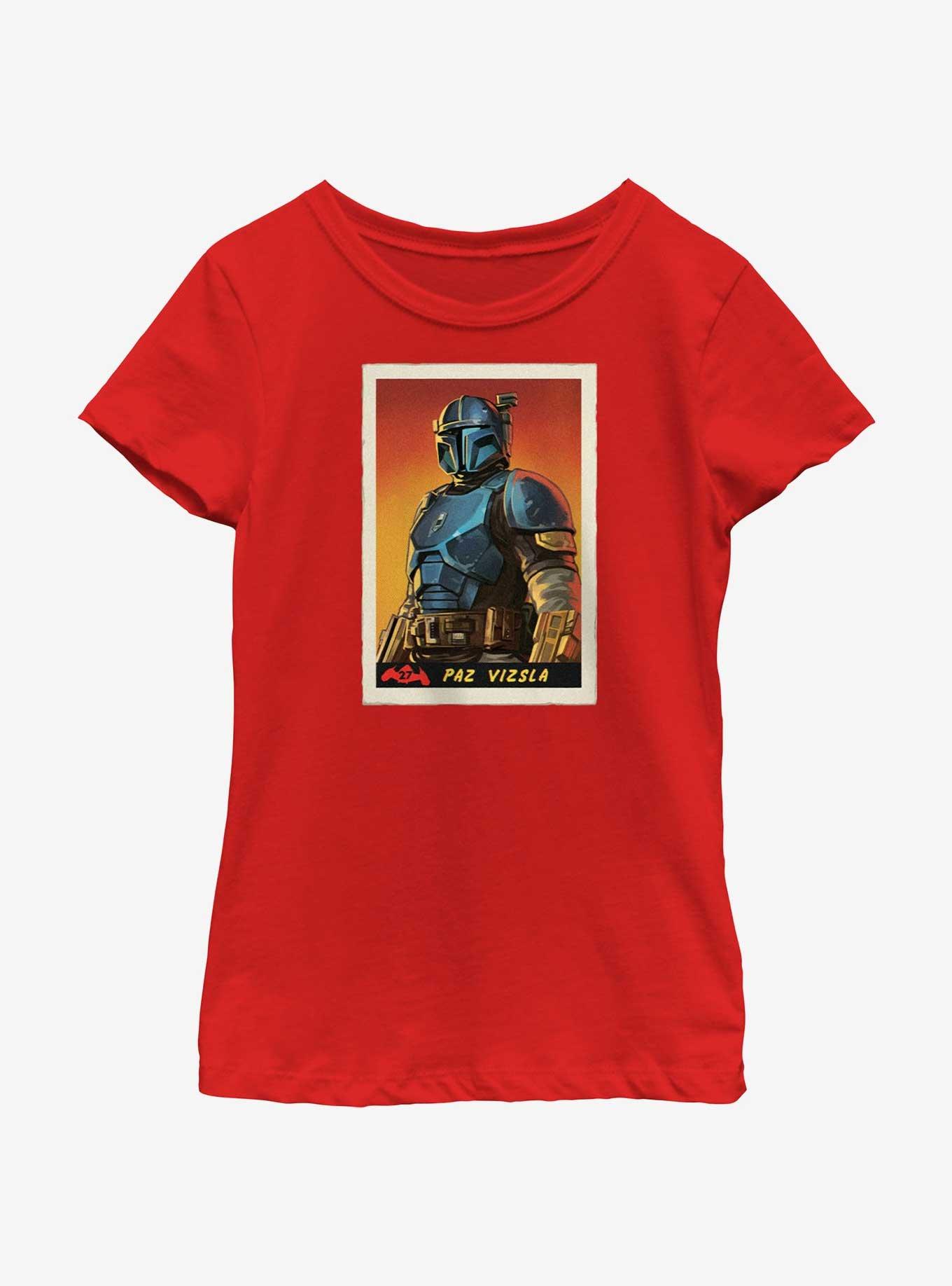 Star Wars The Mandalorian Paz Vizsla Poster Youth Girls T-Shirt, , hi-res