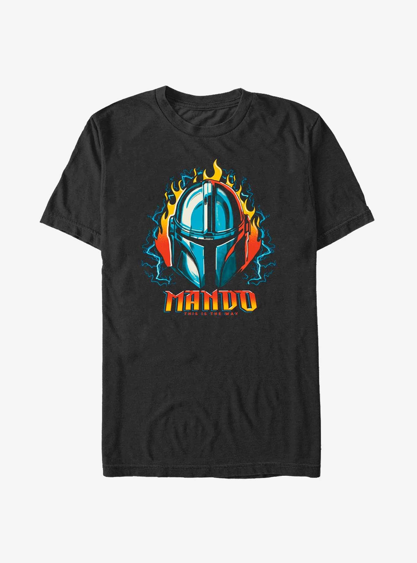 Star Wars The Mandalorian Flame Head T-Shirt, , hi-res