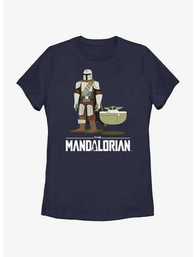 Star Wars The Mandalorian Mando and Grogu Bassinet Baby Womens T-Shirt, , hi-res