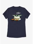 Star Wars The Mandalorian Grogu Munch Munch Womens T-Shirt, NAVY, hi-res