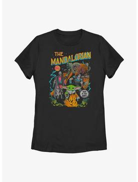 Plus Size Star Wars The Mandalorian Neon Poster Womens T-Shirt, , hi-res