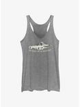 Star Wars The Mandalorian You Ready For An Adventure Womens Tank Top, GRAY HTR, hi-res