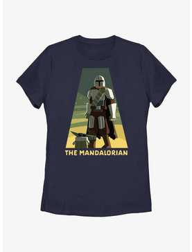 Star Wars The Mandalorian Grogu and Mando Spotlight Womens T-Shirt, , hi-res