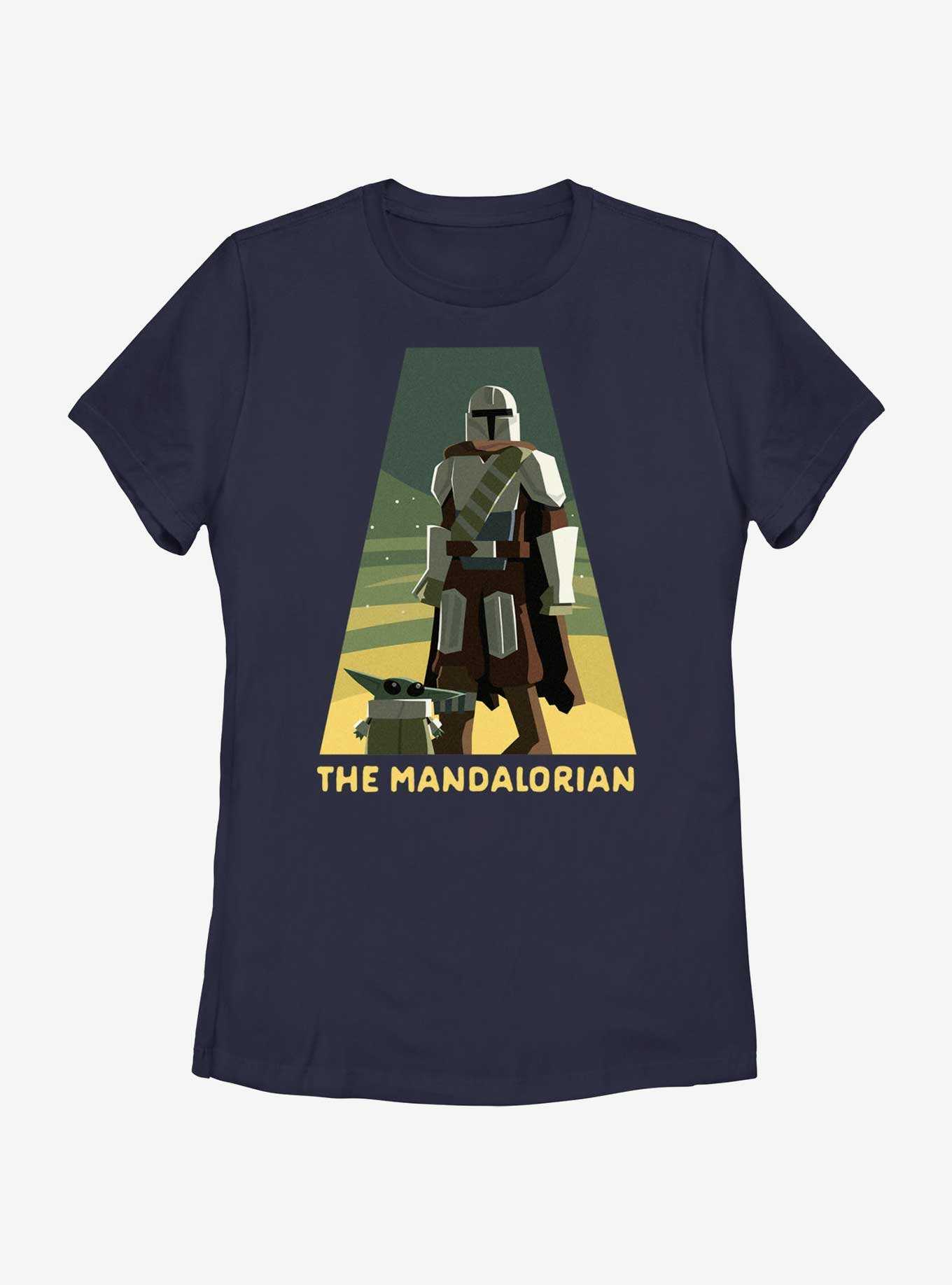 Star Wars The Mandalorian Grogu and Mando Spotlight Womens T-Shirt, , hi-res