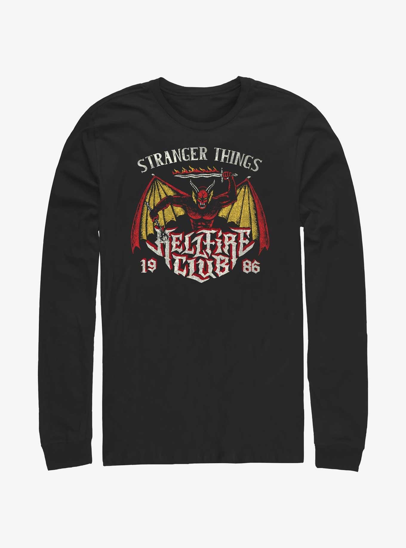 Stranger Things Demon Hellfire Club Long-Sleeve T-Shirt, , hi-res