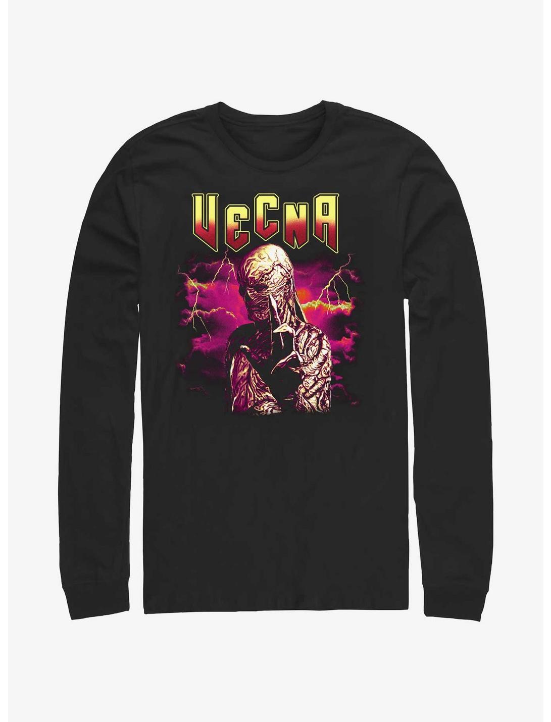 Stranger Things Heavy Metal Vecna Long-Sleeve T-Shirt, BLACK, hi-res