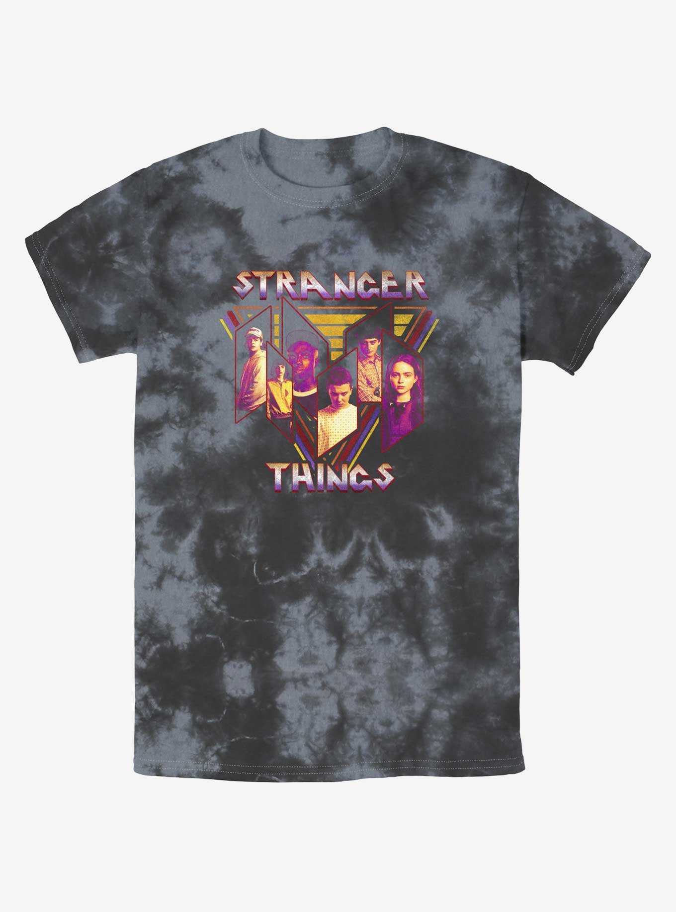 Stranger Things Heavy Metal Band Tie-Dye T-Shirt, , hi-res