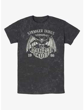 Stranger Things Hellfire Club Metal Band Mineral Wash T-Shirt, , hi-res