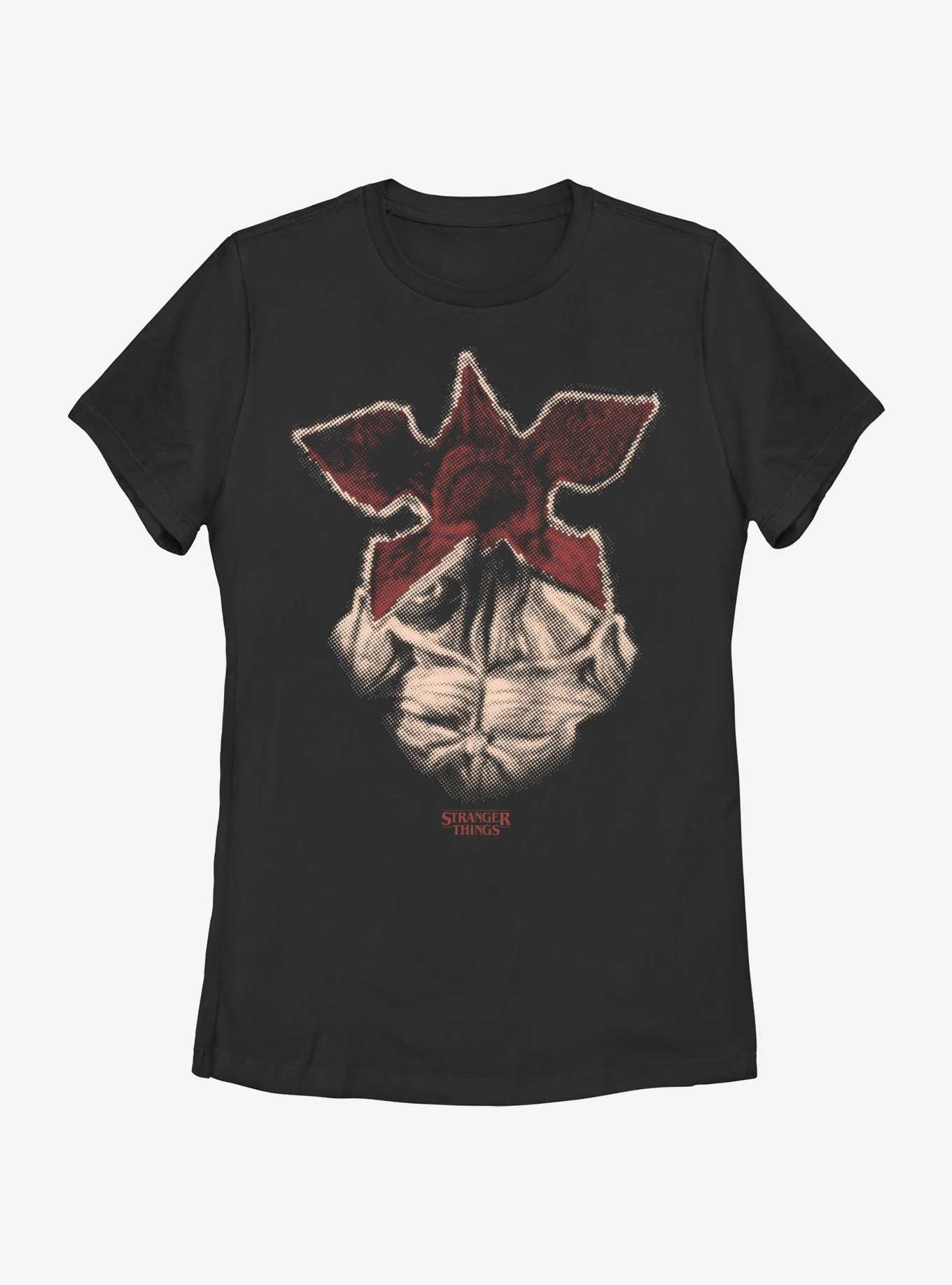 Stranger Things Halftone Demogorgon Womens T-Shirt, , hi-res