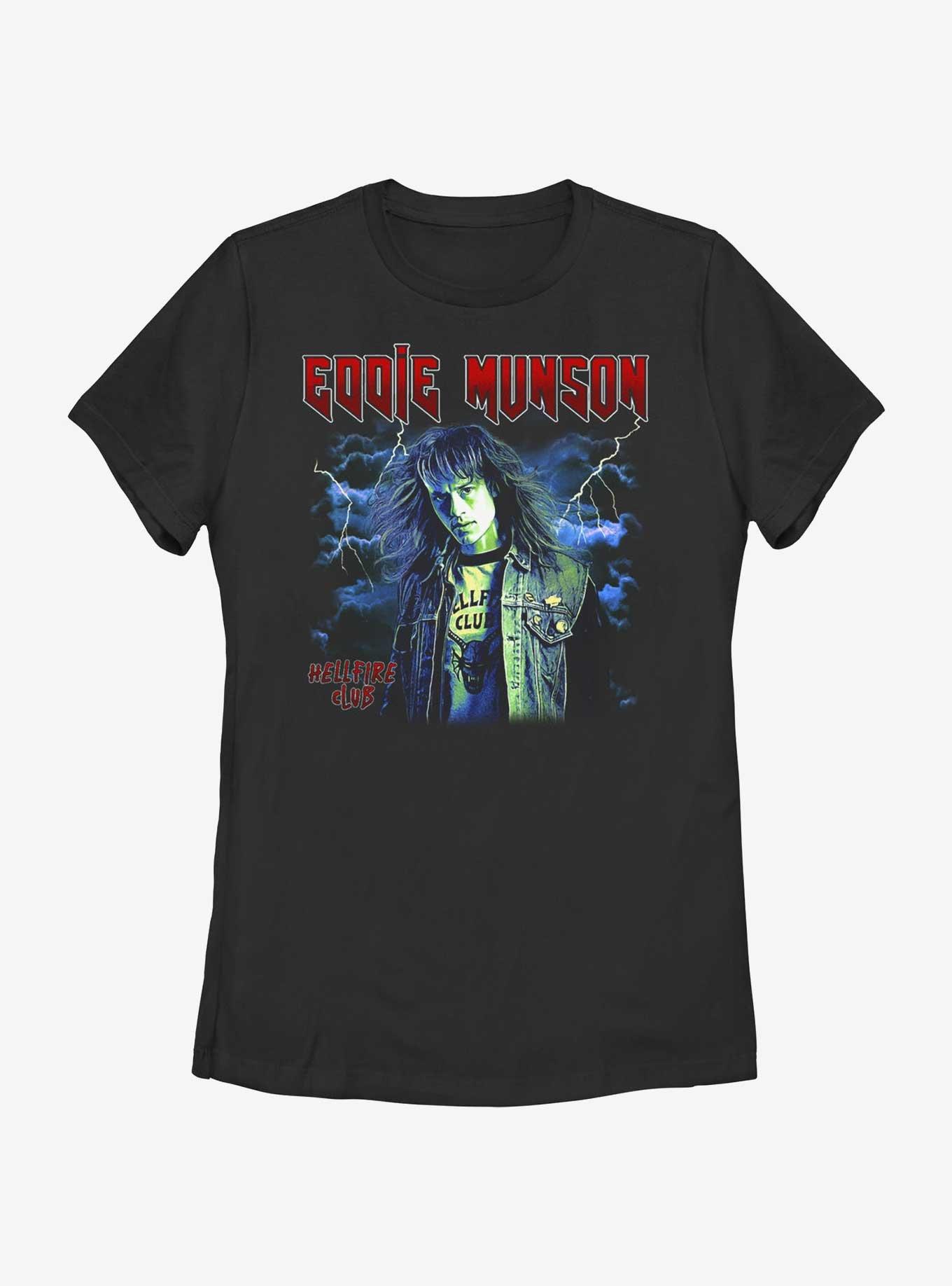 Stranger Things Eddie Munson Hellfire Club Womens T-Shirt, BLACK, hi-res