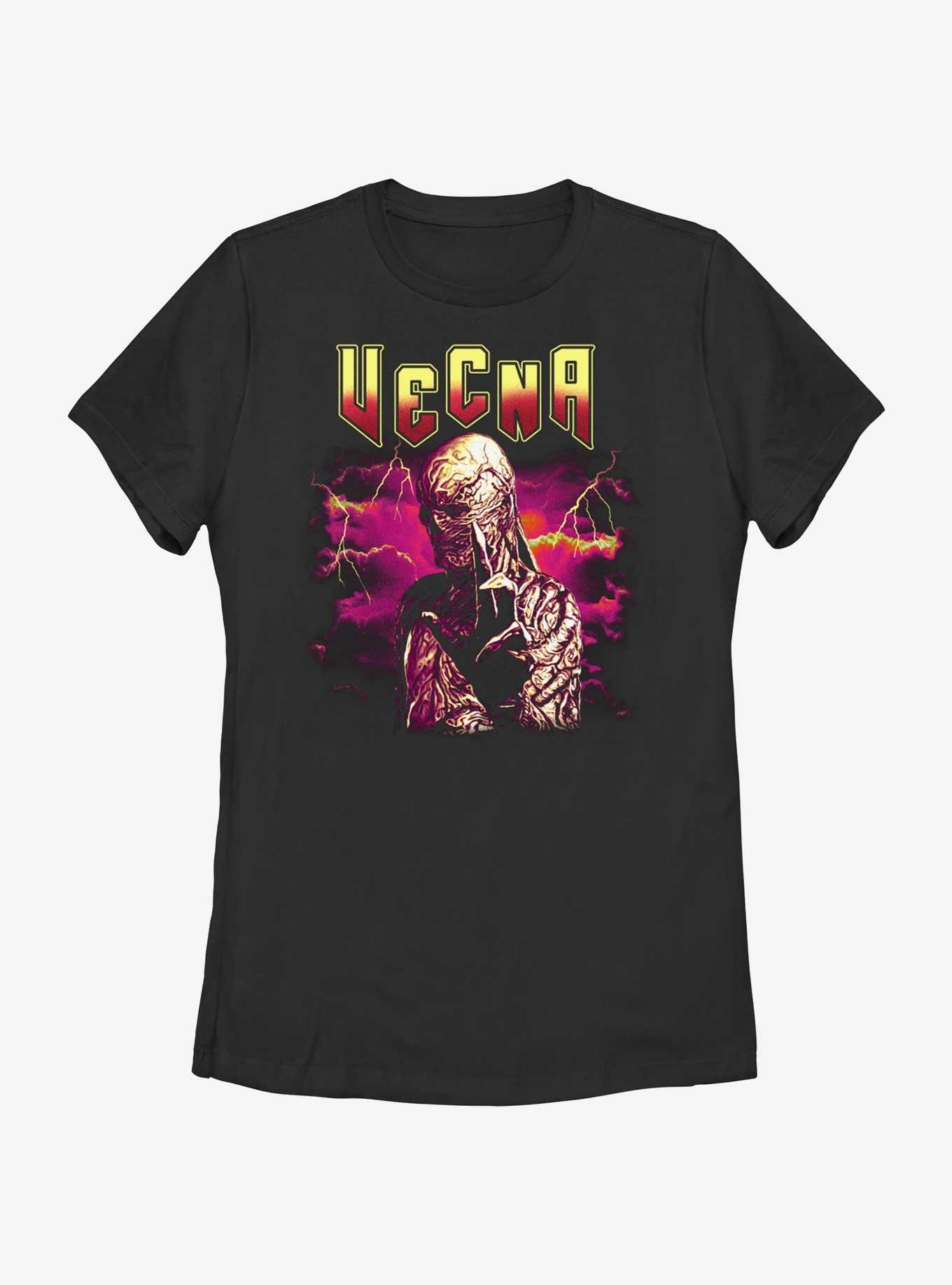 Stranger Things Heavy Metal Vecna Womens T-Shirt, BLACK, hi-res