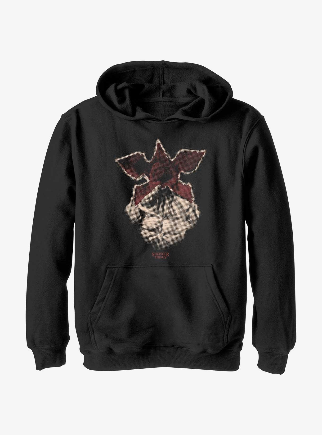 Stranger Things Halftone Demogorgon Youth Hoodie, , hi-res