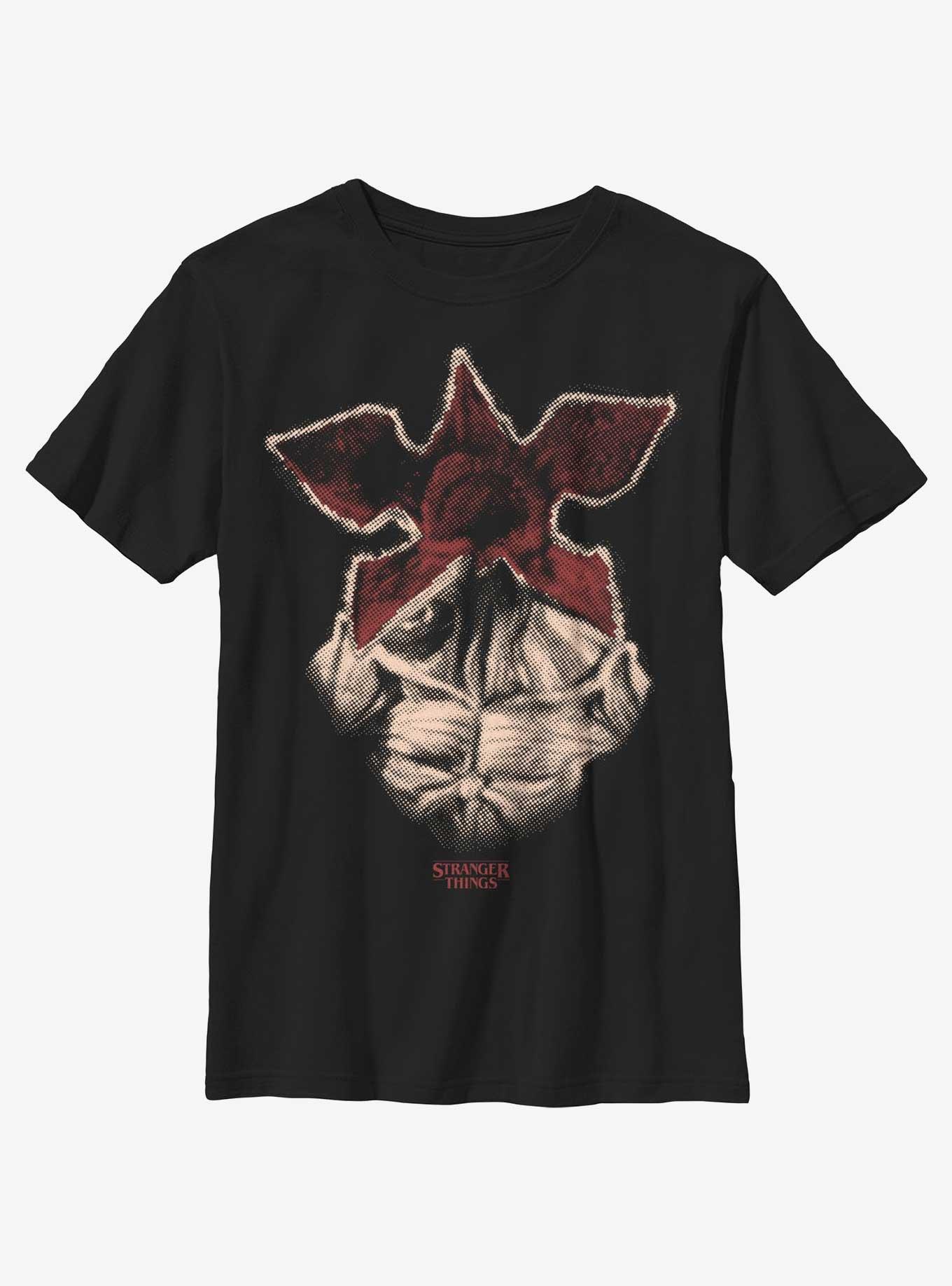 Stranger Things Halftone Demogorgon Youth T-Shirt, , hi-res