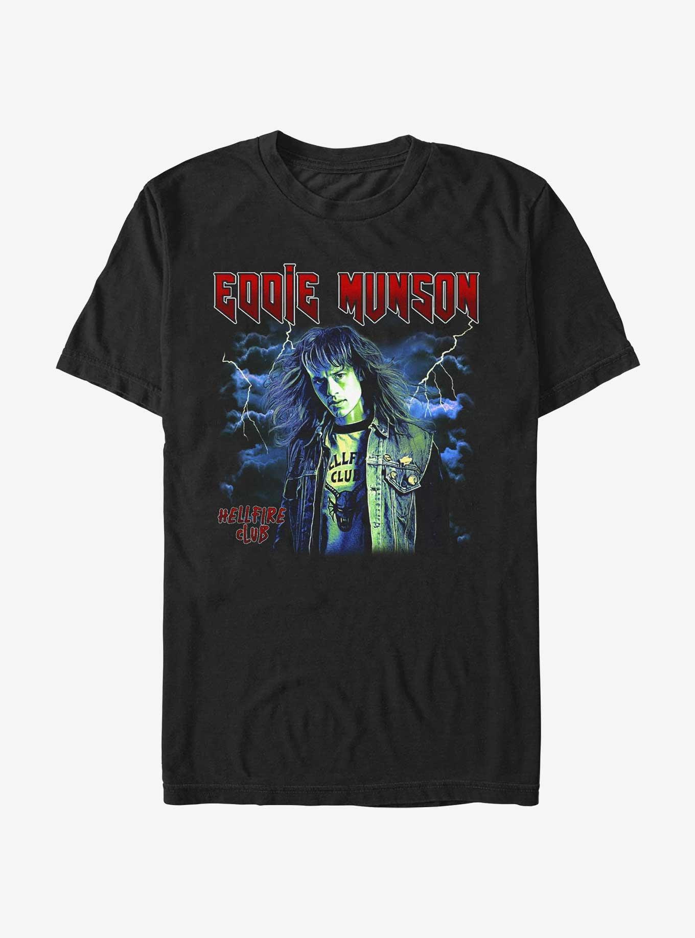 Stranger Things Eddie Munson Hellfire Club T-Shirt, BLACK, hi-res