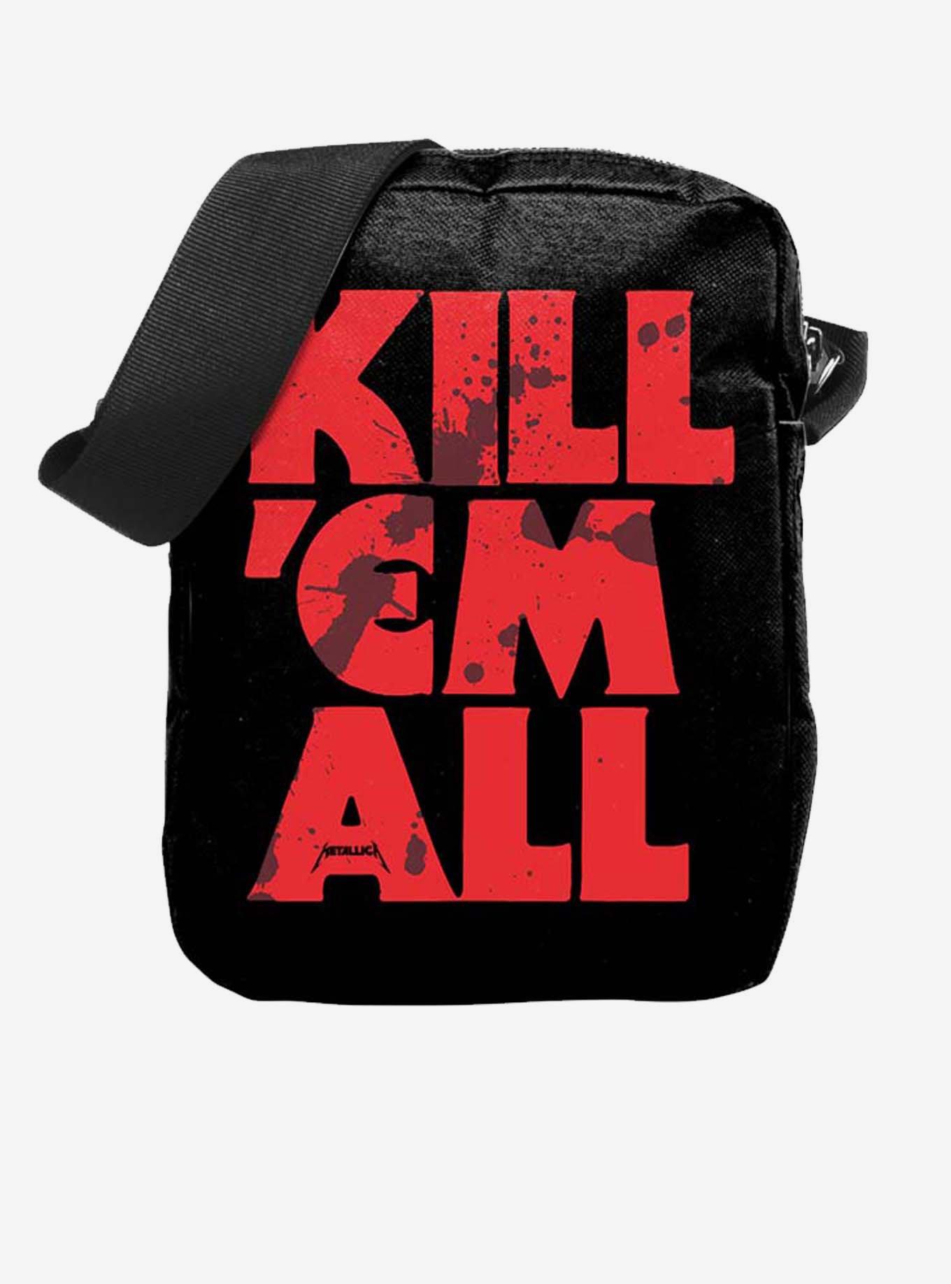 Rocksax Metallica Kill Em All Blood Crossbody Bag