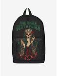 Rocksax Five Finger Death Punch Day of the Dead Green Classic Backpack, , hi-res