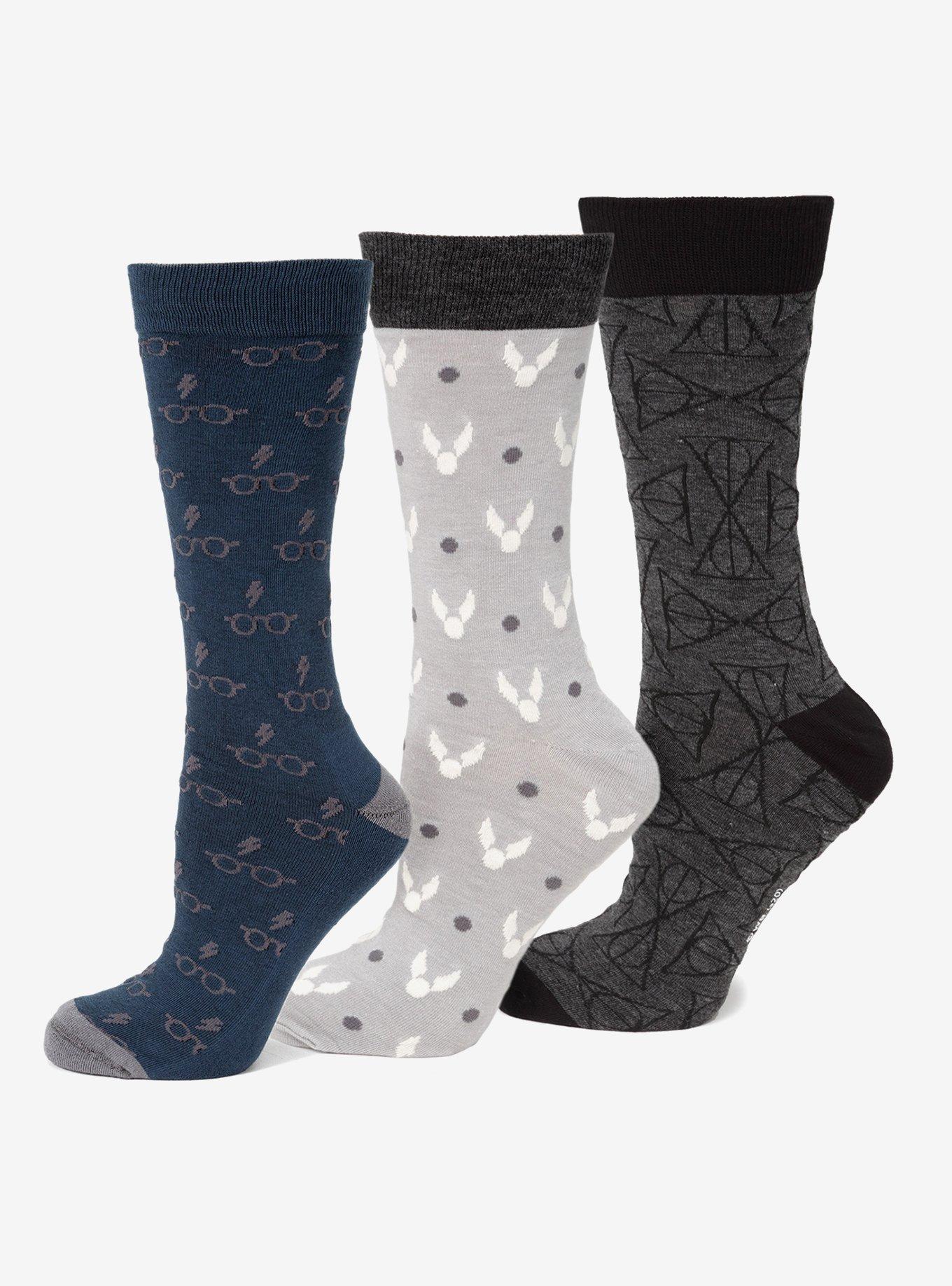 Harry Potter 3 Pack Sock Gift Set, , hi-res