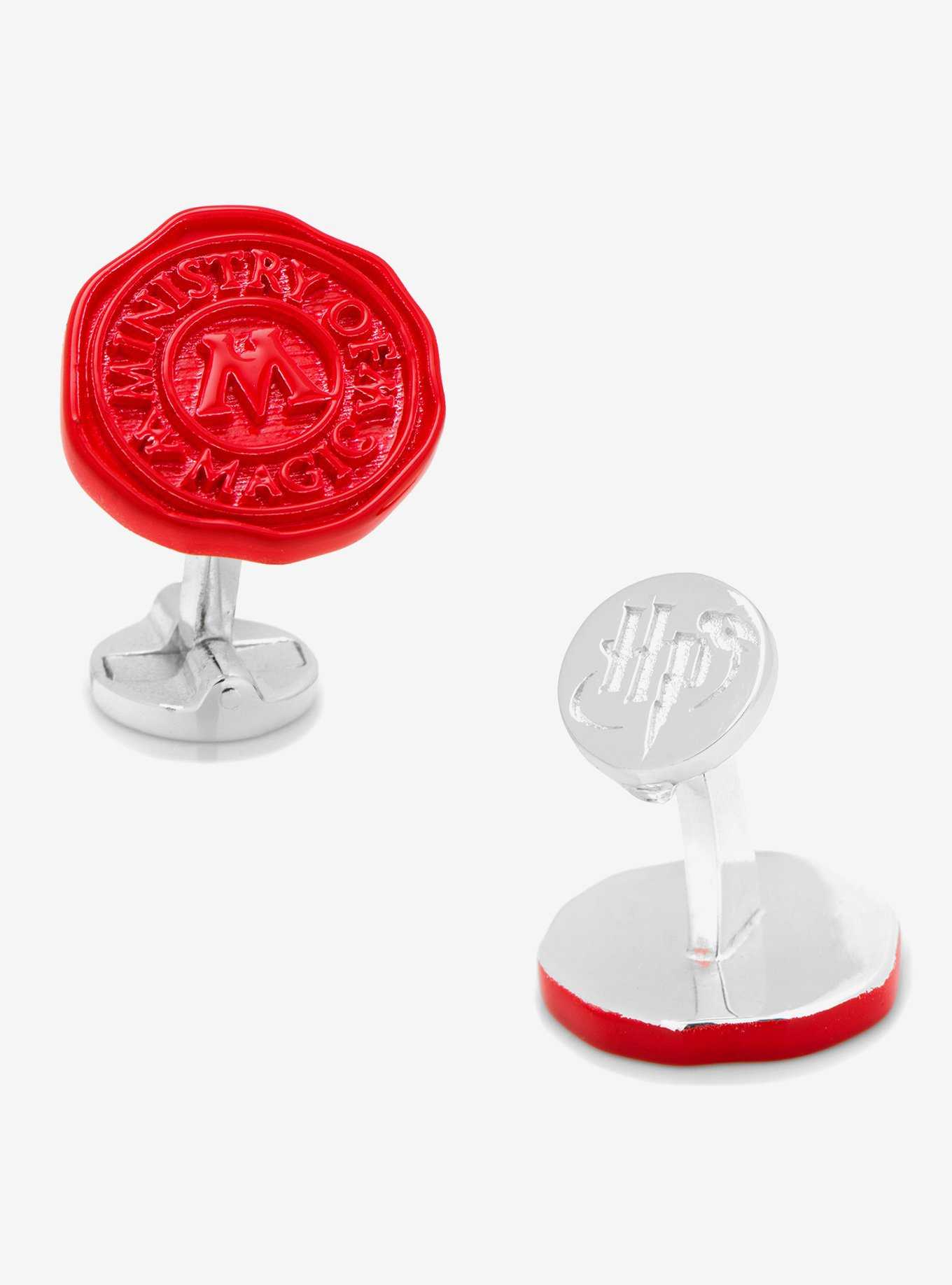 Harry Potter Ministry Of Magic Wax Stamp Cufflinks, , hi-res