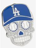La Dodgers Sugar Skull Lapel Pin, , hi-res