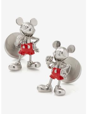 Plus Size Disney Mickey Mouse Disney 100 Mickey Mouse 3D Enamel Cufflinks, , hi-res