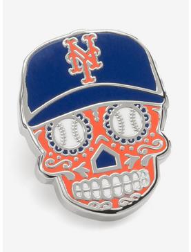 Plus Size New York Mets Sugar Skull Lapel Pin, , hi-res