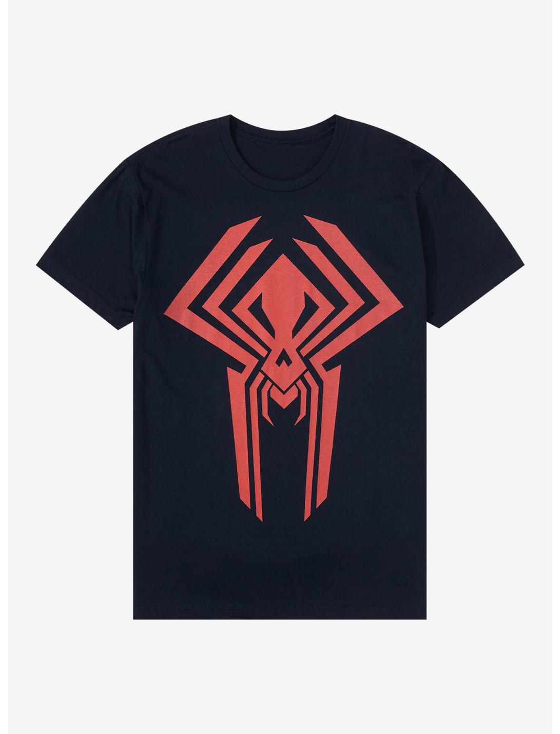 Marvel Spider-Man: Across The Spider-Verse Spider-Man 2099 Logo T-Shirt, NAVY, hi-res