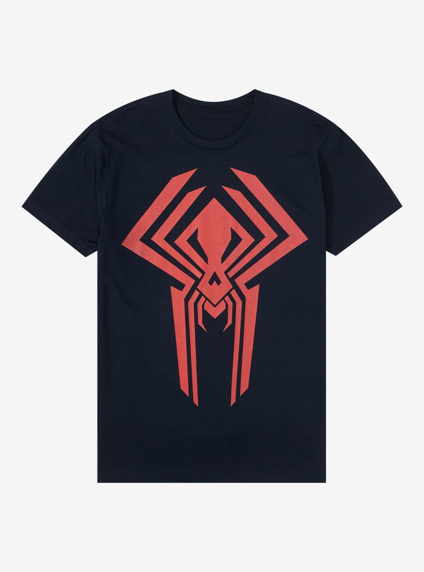 Marvel Spider-Man: Across The Spider-Verse T-Shirt | Spider-Man Logo 2099 Hot Topic