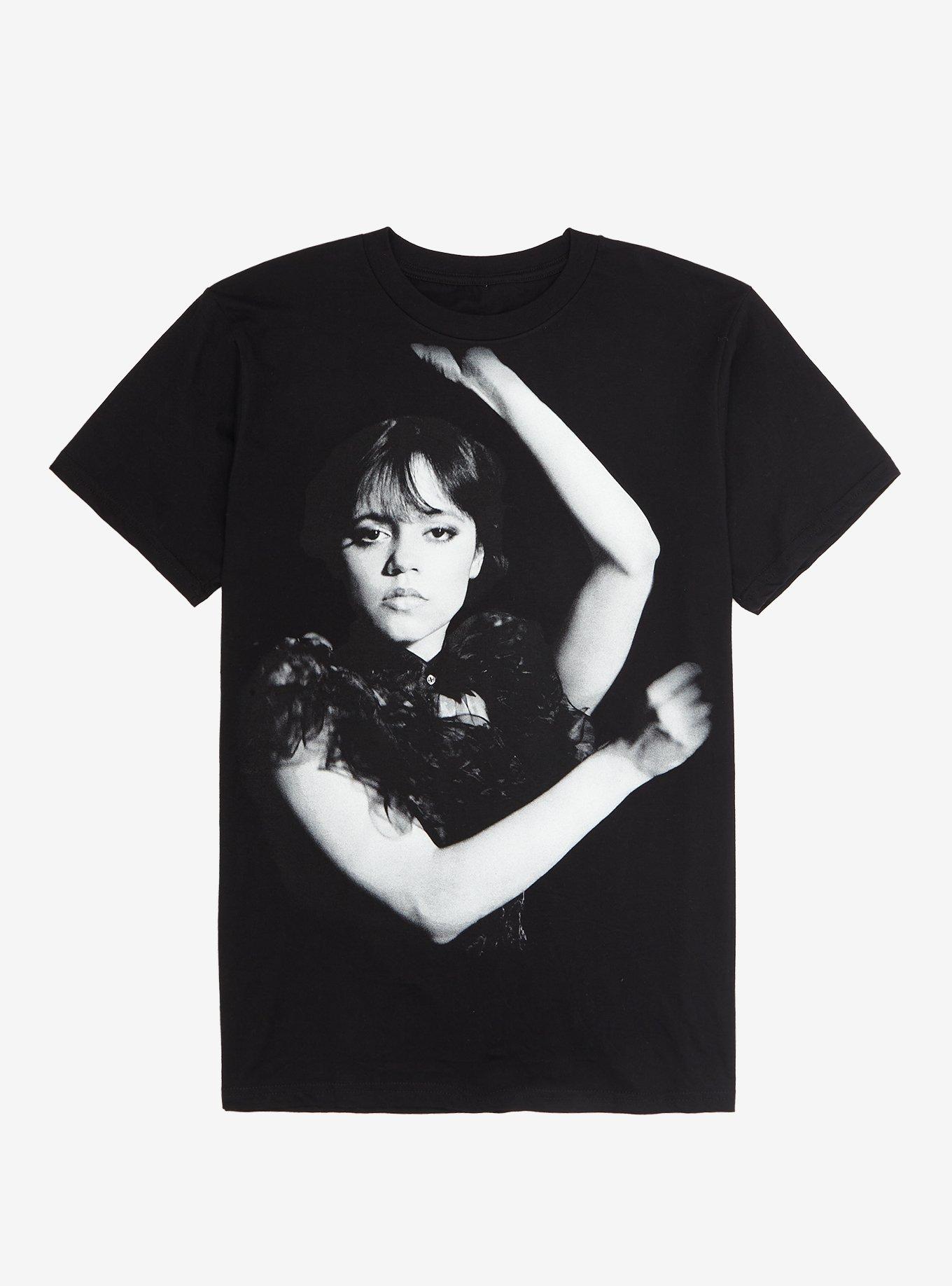 Wednesday Dance Jumbo Print T-Shirt, BLACK, hi-res