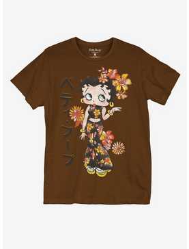 Betty Boop Floral Japanese T-Shirt, , hi-res