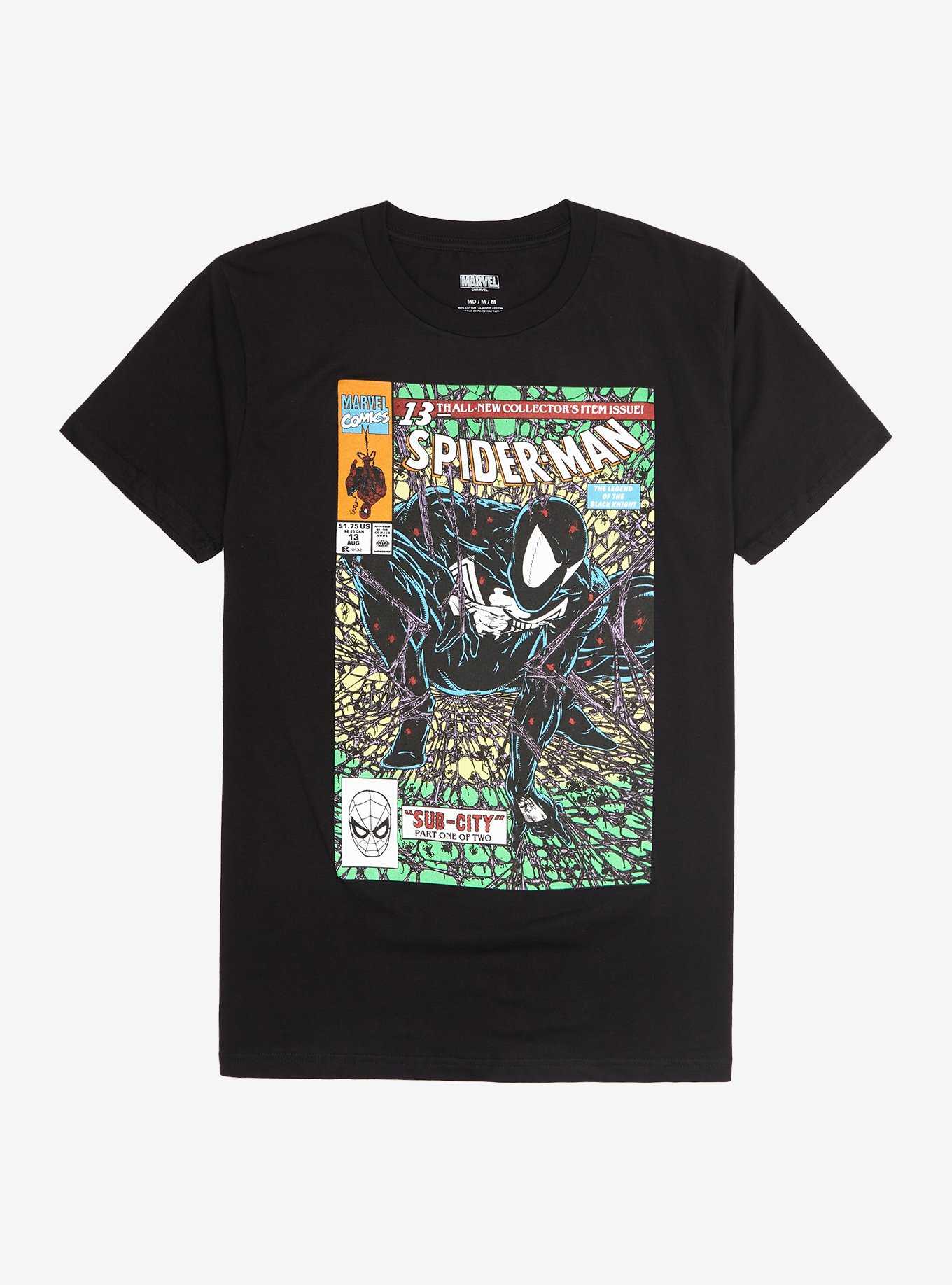 Spider-Man Men's Web Walk Graphic Tee with Short Sleeves, Size S-3XL