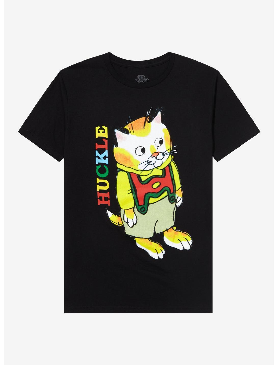 Richard Scarry's Busy World Huckle Cat T-Shirt, BLACK, hi-res