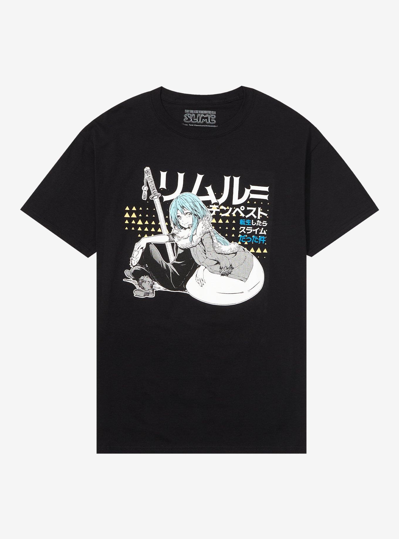 That Time I Got Reincarnated As A Slime Rimuru T-Shirt, BLACK, hi-res