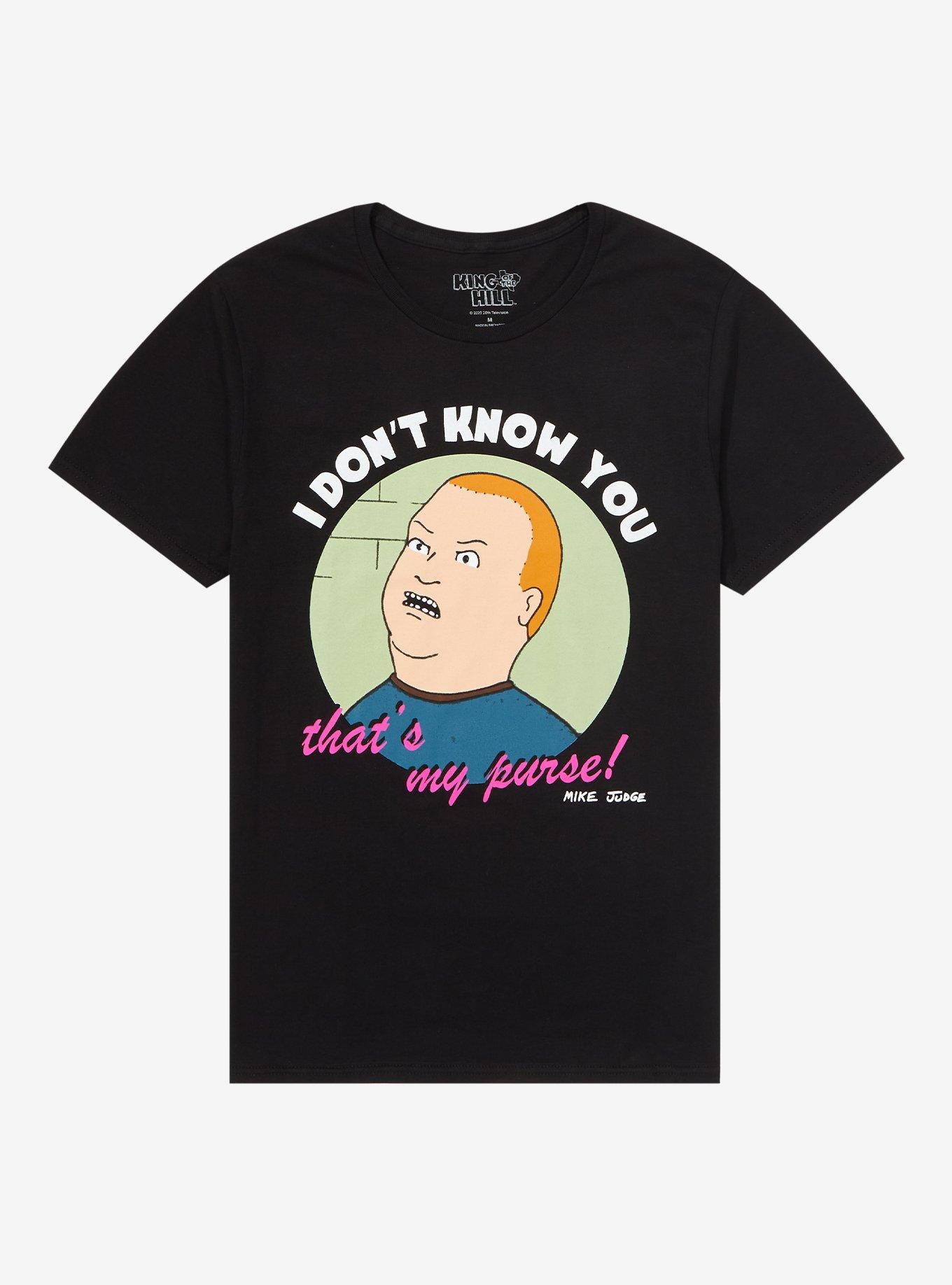 King Of The Hill Bobby That's My Purse T-Shirt, BLACK, hi-res