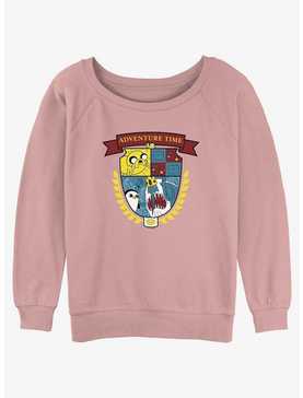 Adventure Time Adventure Shield Womens Slouchy Sweatshirt, , hi-res