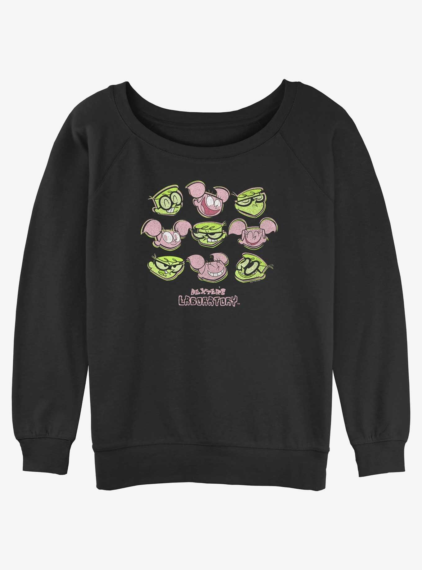 Cartoon Network Dexter's Laboratory Dexter and Dee Dee Womens Slouchy Sweatshirt, , hi-res